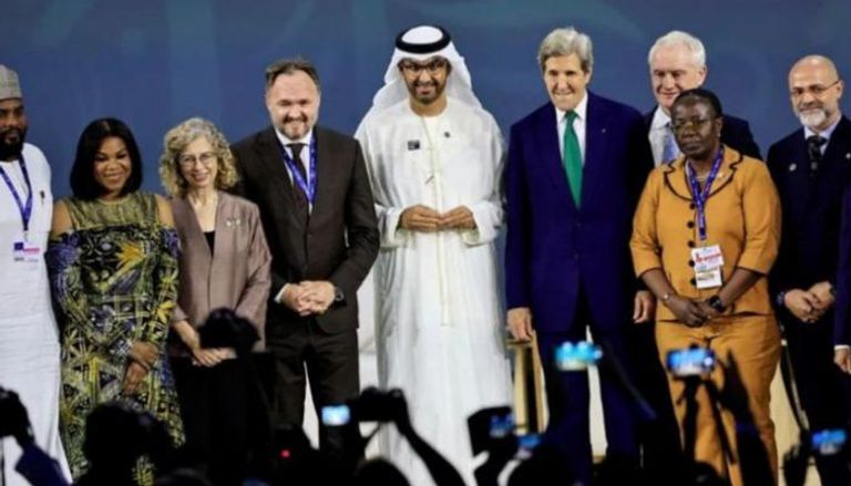 جانب من حفل التوقيع على تعهد التبريد في COP28 جانب من قمة العمل المناخي في COP28