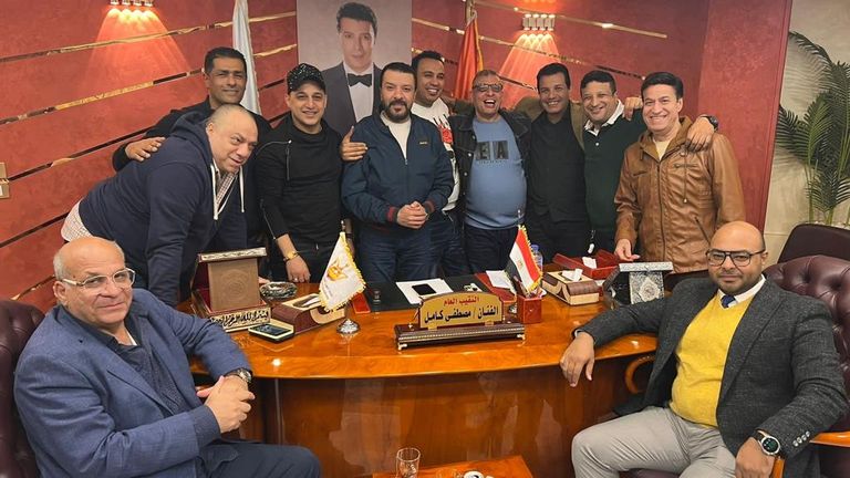 الليثي والبحراوي في نقابة الموسيقيين