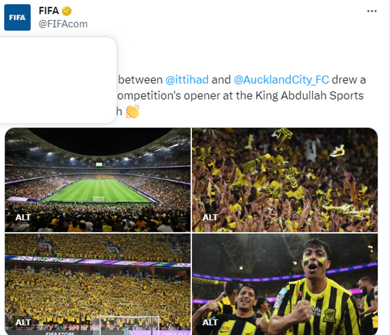 جماهير الاتحاد من مباراة أوكلاند سيتي