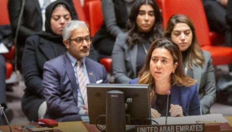 السفيرة لانا زكي نسيبة، المندوبة الدائمة لدولة الإمارات لدى الأمم المتحدة