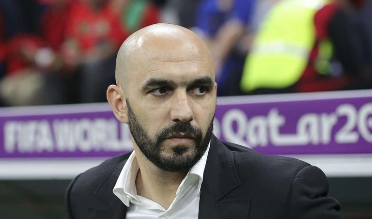 وليد الركراكي وليد الركراكي مدرب المغرب