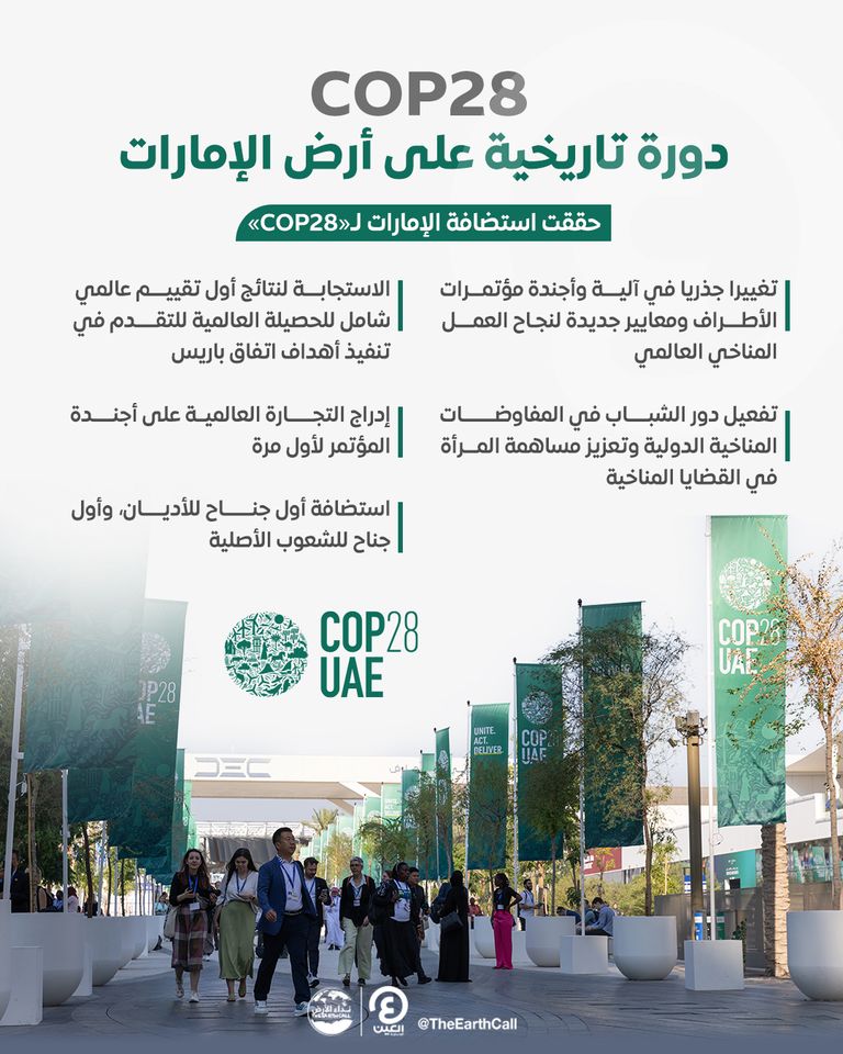 COP28.. دورة تاريخية على أرض الإمارات 