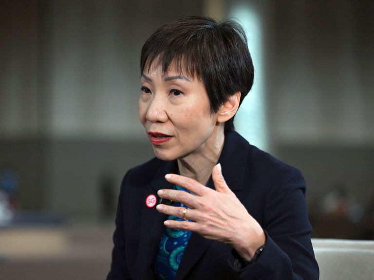 غريس فو وزيرة الاستدامة والبيئة في سنغافورة