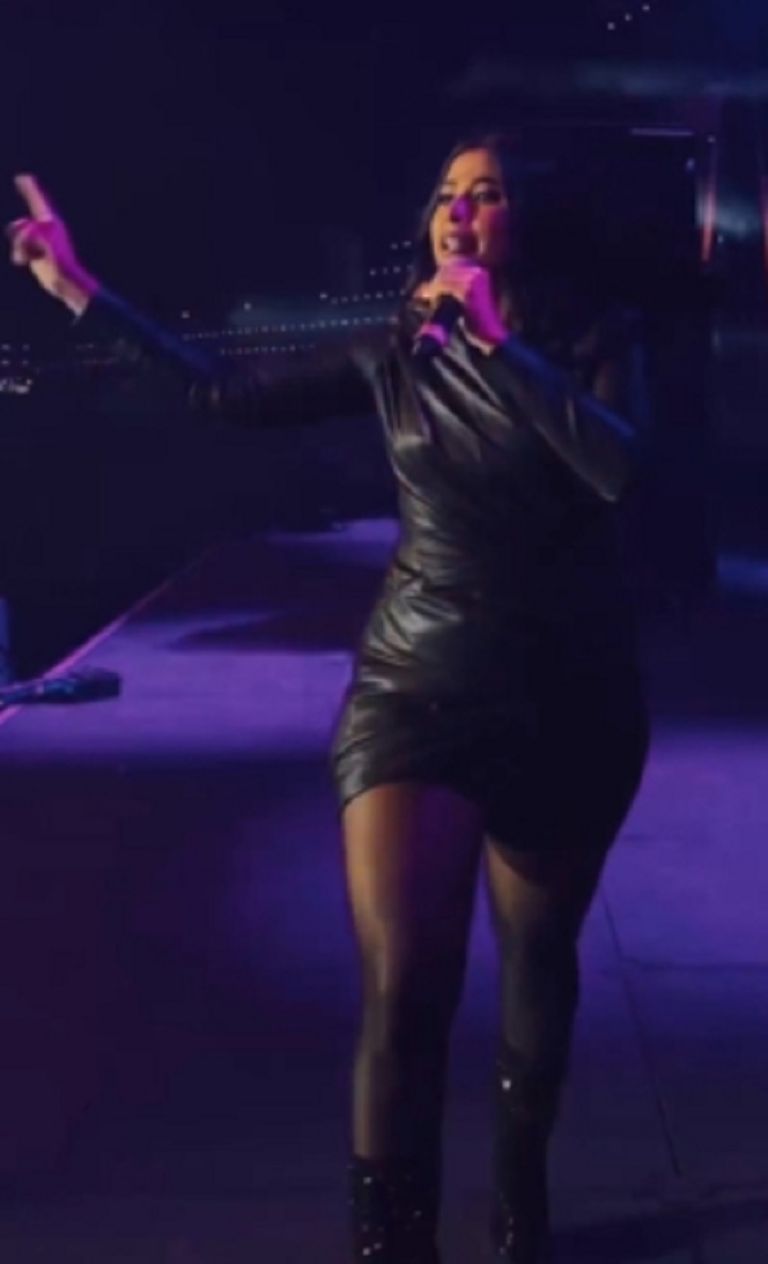 روبي خلال الحفل