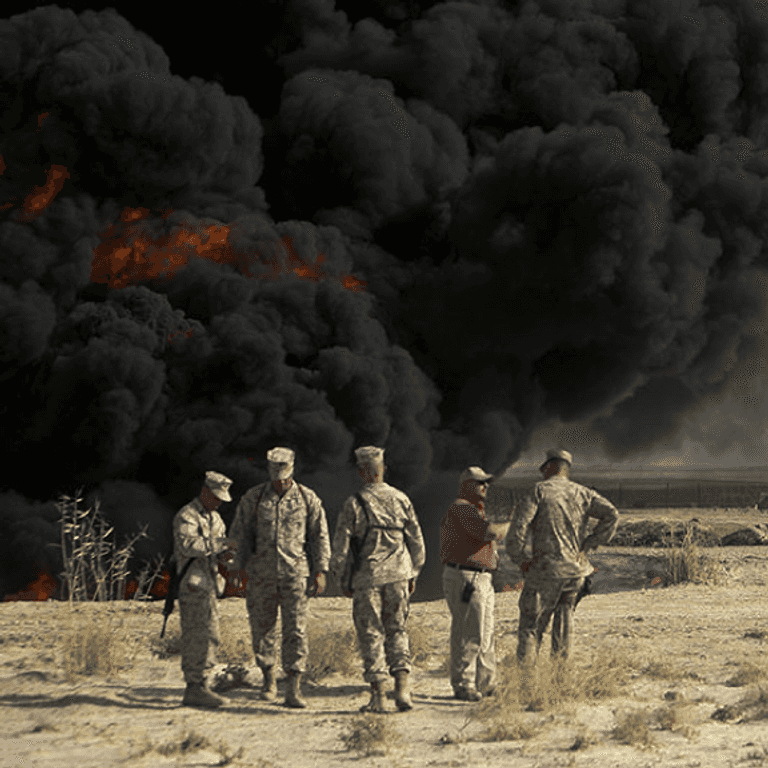 تأثير الحروب على تلوث البيئة