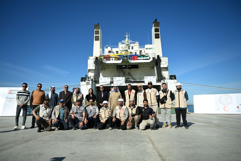 سفينة مساعدات إماراتية