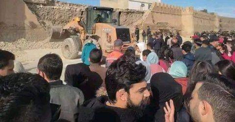 انهيار سور أثري بالقيروان