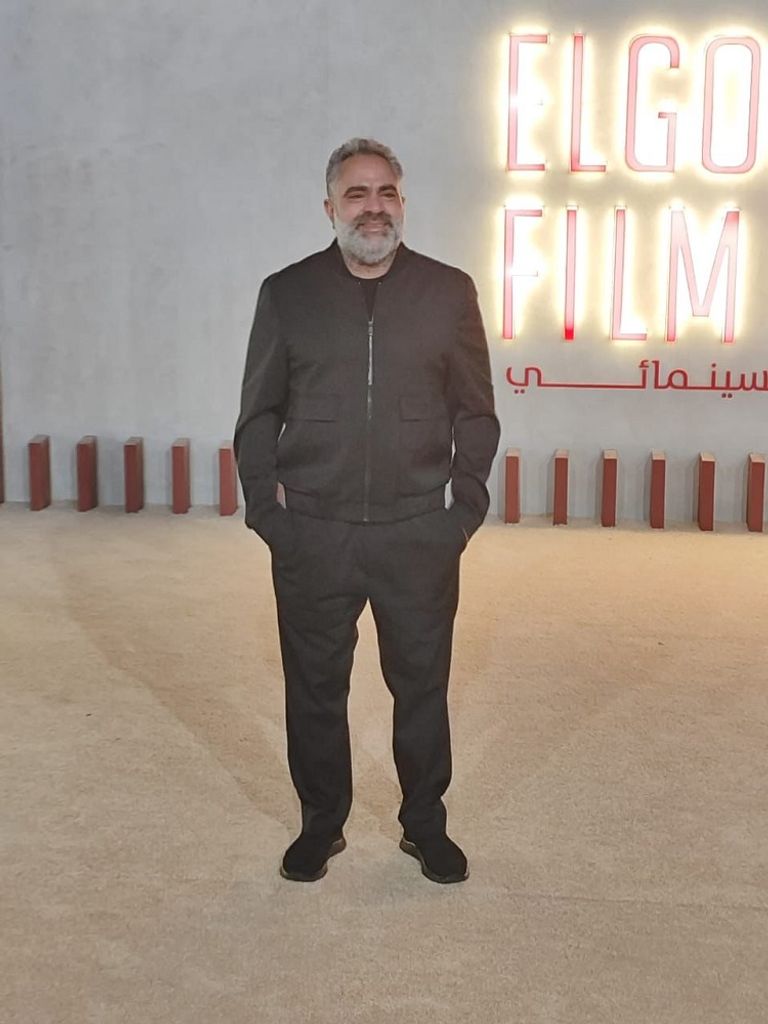 طاقم عمل الفيلم وعدد من الحضور بالمهرجان