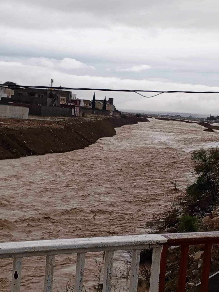 صورة من سيول الأودية في تونس