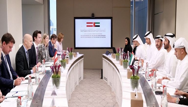 أعمال اللجنة الاقتصادية المشتركة بين دولة الإمارات والنمسا
