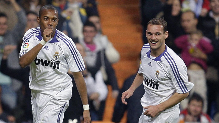 فرحة ريال مدريد بتجاوز فياريال في موسم 2007-2008 ريال مدريد ضد جيرونا في الدوري الإسباني