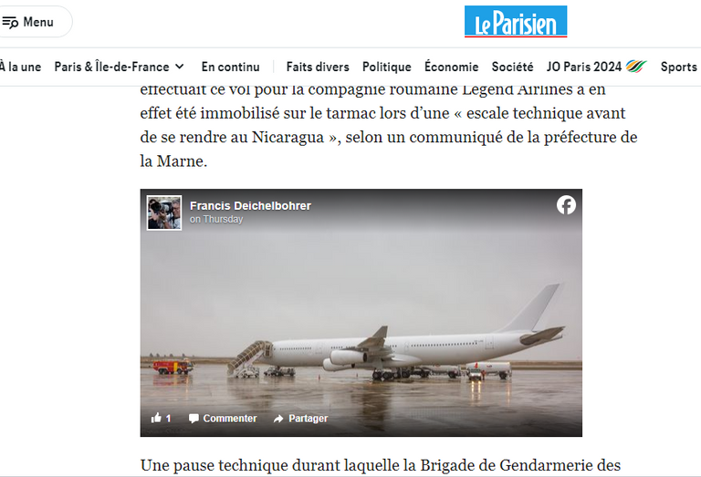 الطائرة الرومانية في فرنسا