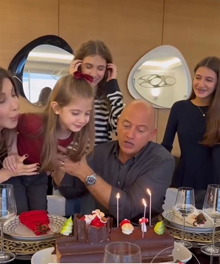 نانسي عجرم تحتفل بعيد ميلاد زوجها