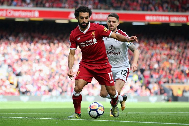 محمد صلاح في مباراة ليفربول وبيرنلي محمد صلاح في مباراة ليفربول وبيرنلي