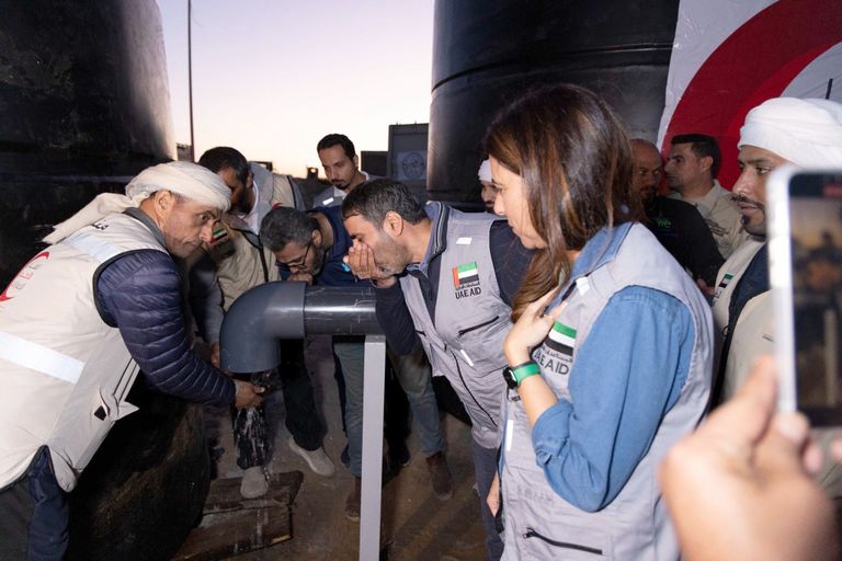 دعم إماراتي متواصل للفلسطينيين في 2023