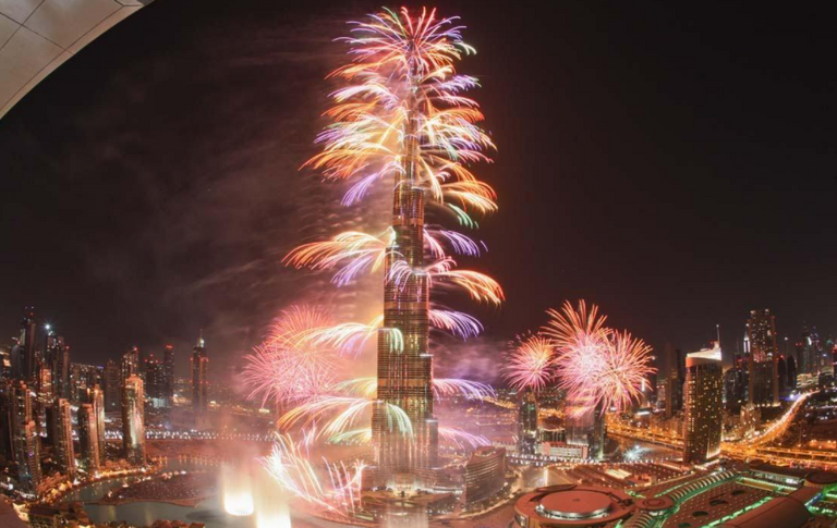 برج خليفة أحد أفضل أماكن لقضاء رأس السنة في الإمارات أفضل أماكن لقضاء رأس السنة في الإمارات 2024