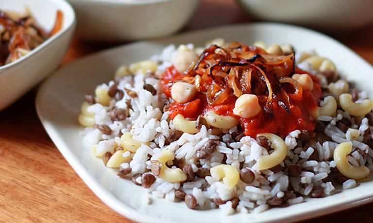 الكشري المصري الأكلات الشعبية في العالم