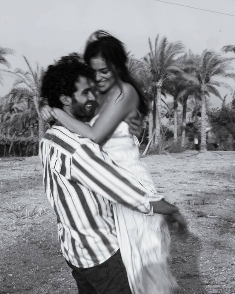 الفنانة ثراء جبيل وزوجها