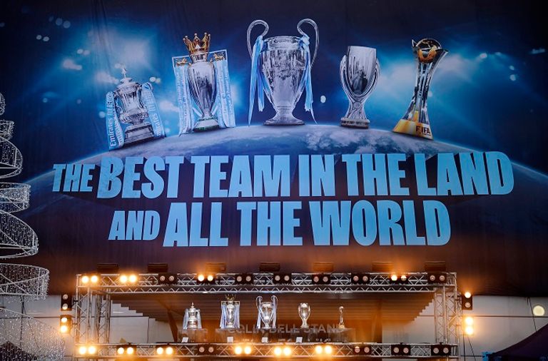 خماسية مانشستر سيتي في ملعب الاتحاد