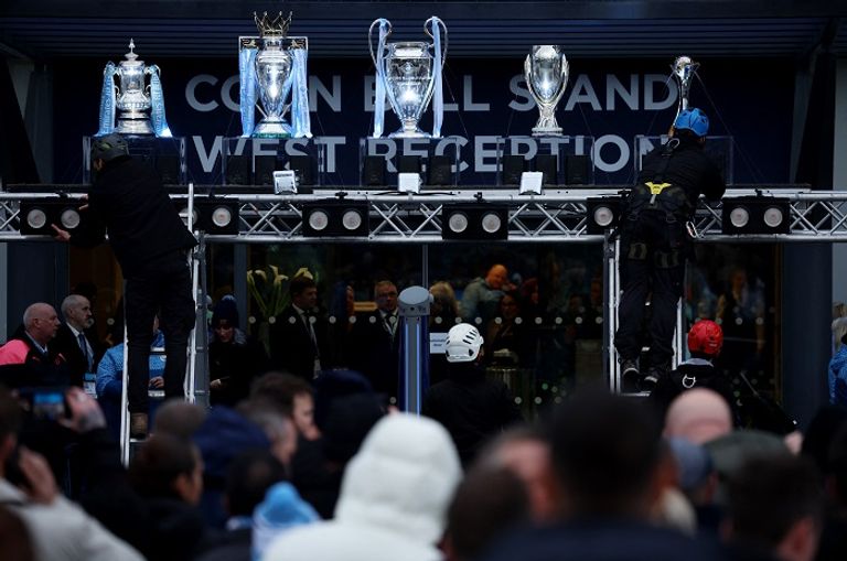 خماسية مانشستر سيتي في ملعب الاتحاد