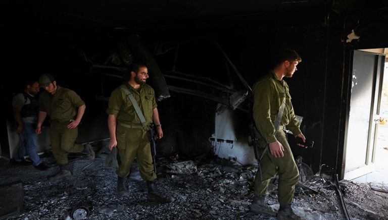 جانب من هجوم حماس على إسرائيل