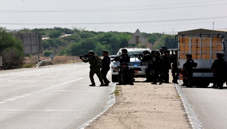 جانب من هجوم حماس على إسرائيل