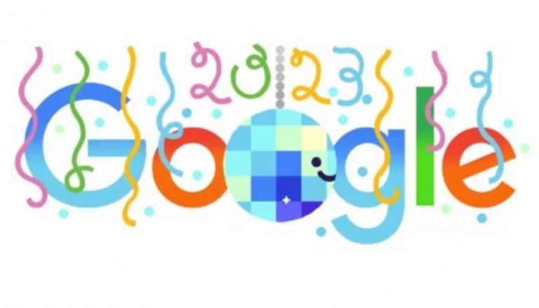 احتفال غوغل برأس السنة الجديدة 2024