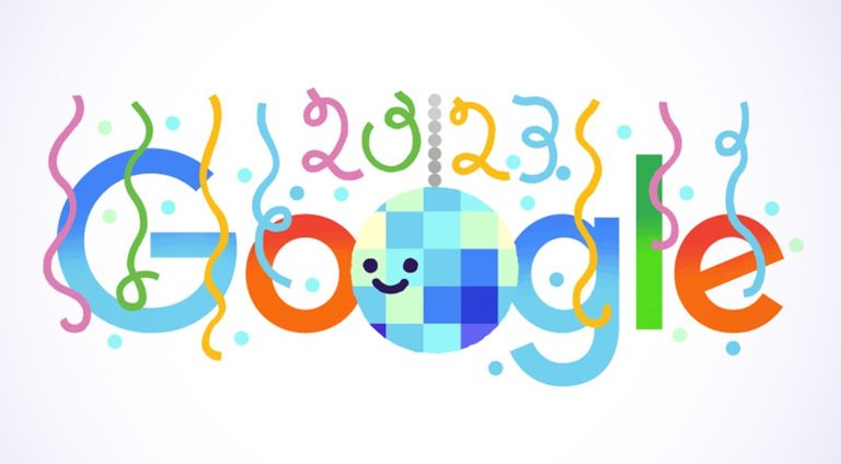 احتفال غوغل برأس السنة الجديدة 2024