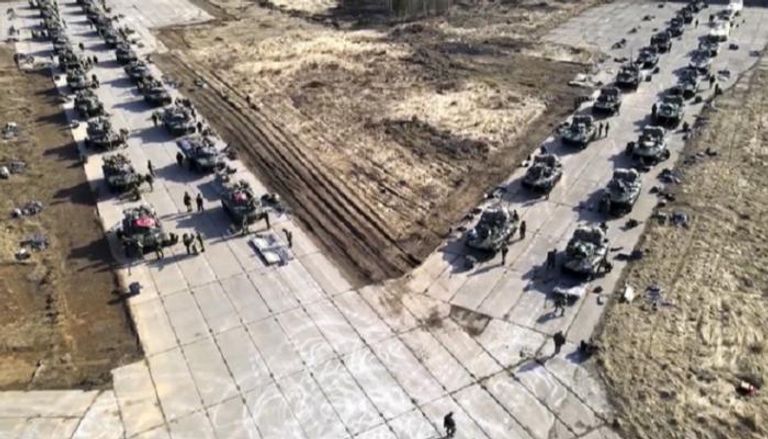 مركبات عسكرية روسية في القرم