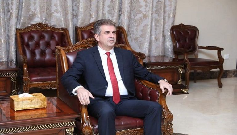 البرهان خلال لقاء وزير الخارجية الإسرائيلي والوفد المرافق