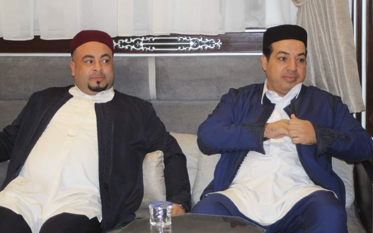 معمر الضاوي مع القائم بالأعمال الأمريكي