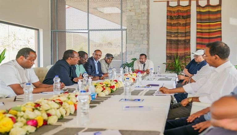 رئيس الوزراء الإثيوبي خلال المفاوضات مع جبهة تحرير تيغراي