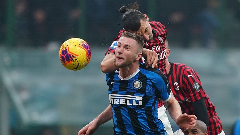 ديربي الغضب بين إنتر ميلان وميلان - صورة أرشيفية