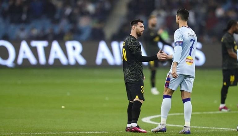 رونالدو وميسي سالم الدوسري جناح الهلال السعودي