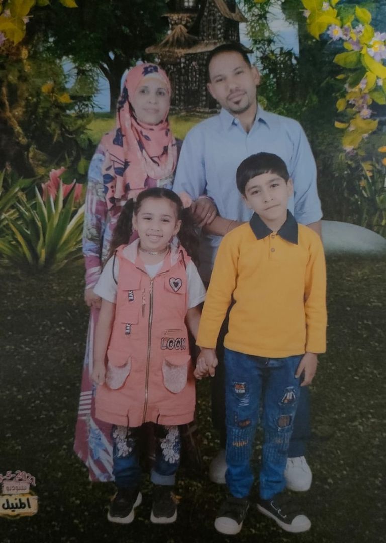 وائل خطاب وزوجته سهير حامد