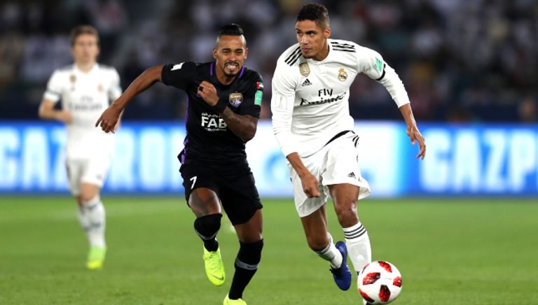 من مباراة العين وريال مدريد في نهائي كأس العالم للأندية 2018