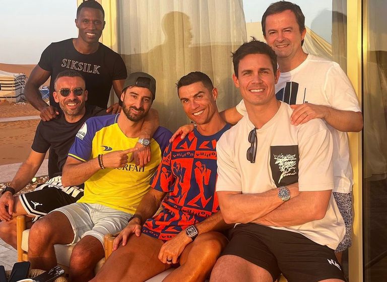 كريستيانو رونالدو يحتفل بعيد ميلاده في السعودية