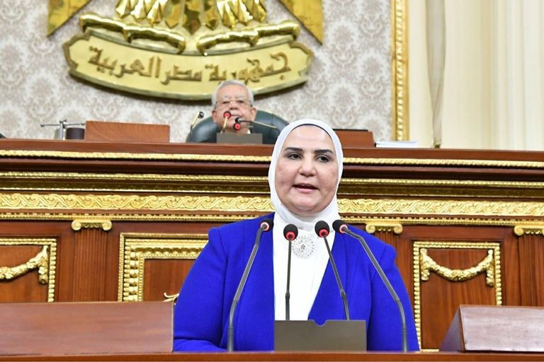 وزيرة التضامن الاجتماعي المصرية نيفين القباج