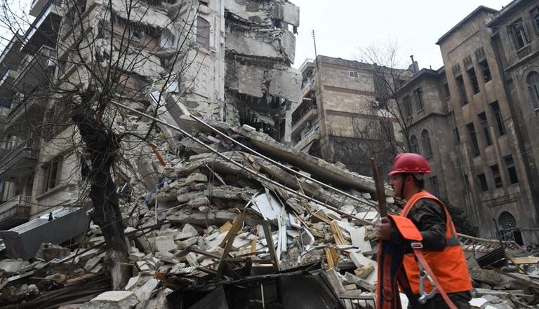 جانب من آثار زلزال تركيا