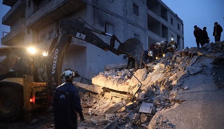 الزلزال خلف دمارا واسعا في سوريا وتركيا
