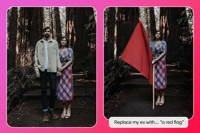 خاصية الذكاء الاصطناعي الجديدة AI Replace My Ex خاصية الذكاء الاصطناعي الجديدة AI Replace My Ex