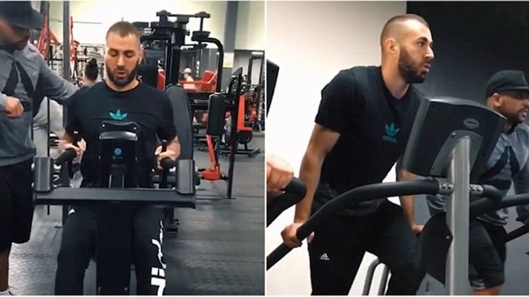 كريم بنزيما كريستيانو رونالدو وكريم بنزيما