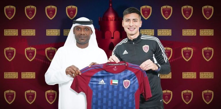 فاكوندو كروسبزكي لاعب الوحدة الجديد أيمن حسين لاعب الجزيرة الإماراتي الجديد