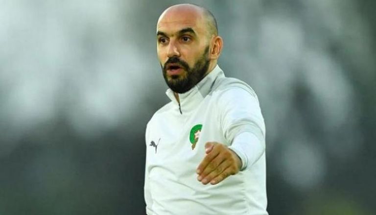 وليد الركراكي مدرب منتخب المغرب