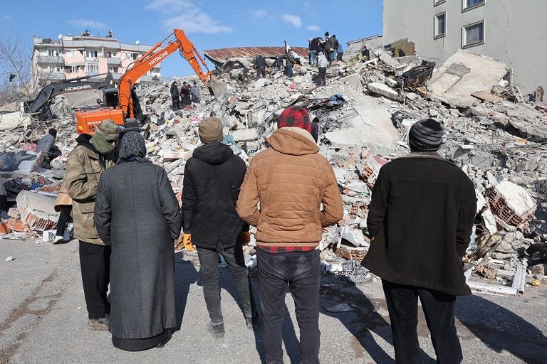 آثار الزلزال المدمر في سوريا