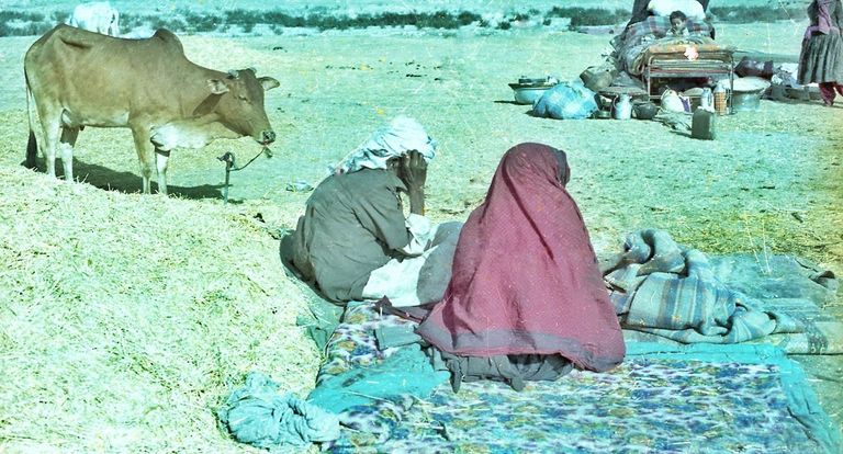 آثار زلزال ذمار في اليمن عام 1983