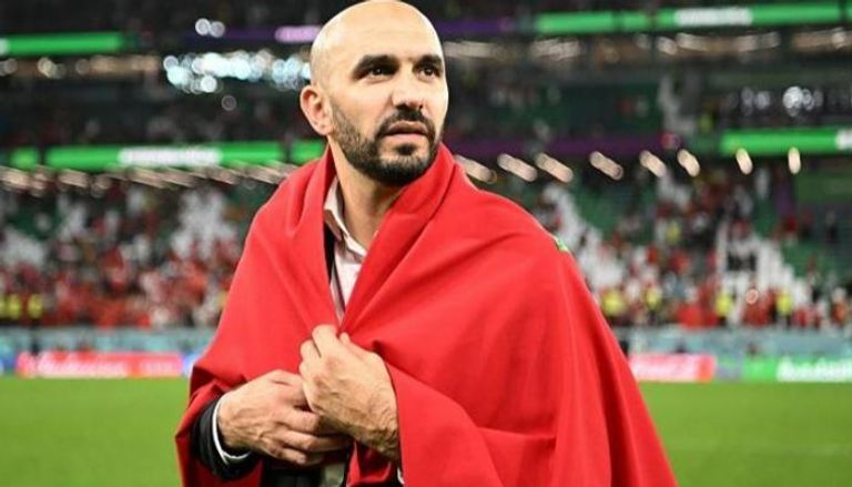 وليد الركراكي مدرب منتخب المغرب