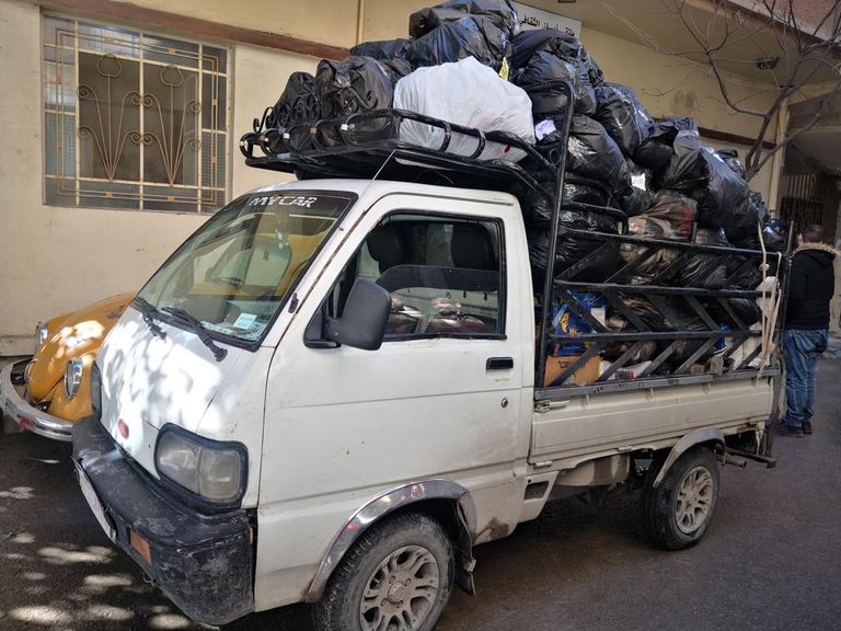 مبادرات لتأمين مختلف أنواع التبرعات للمدن والمناطق السورية