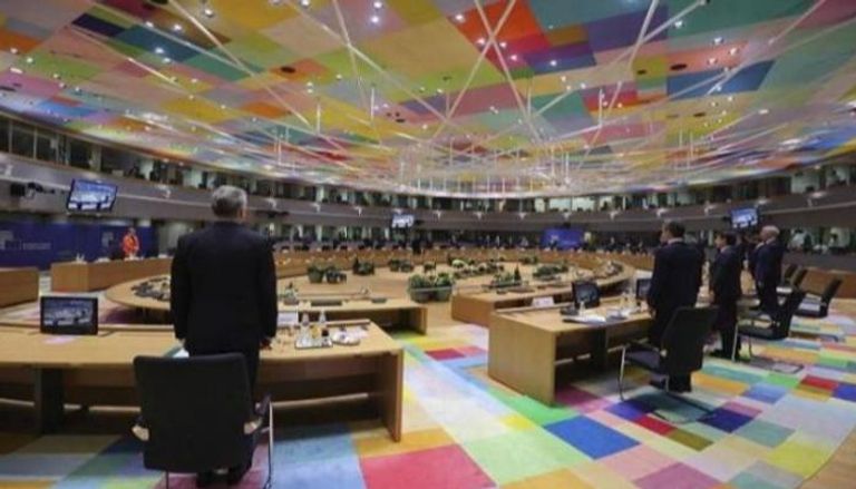 قادة الاتحاد الأوروبي خلال اجتماع سابق في بروكسل - الفرنسية