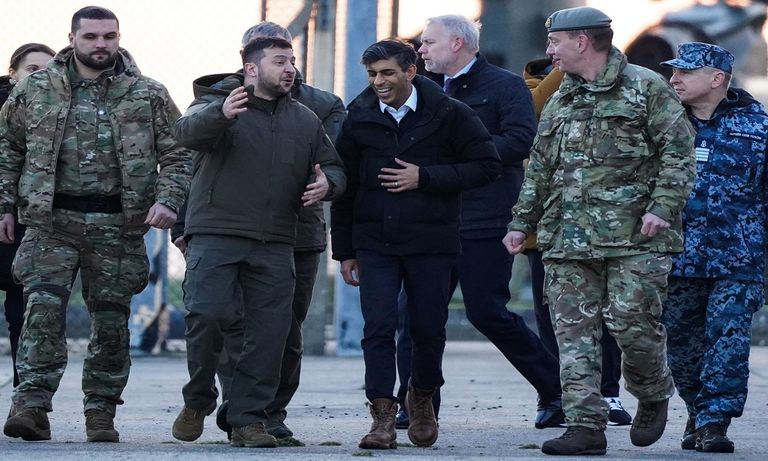 زيلينسكي يحظى باستقبال أسطوري في لندن